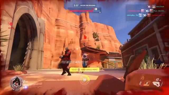 Overwatch Gameplay:[Hero Gun Game!!] смотреть онлайн
