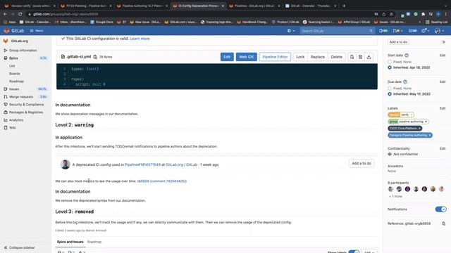 GitLab 14.7 Kickoff - Verify:Pipeline Authoring смотреть онлайн
