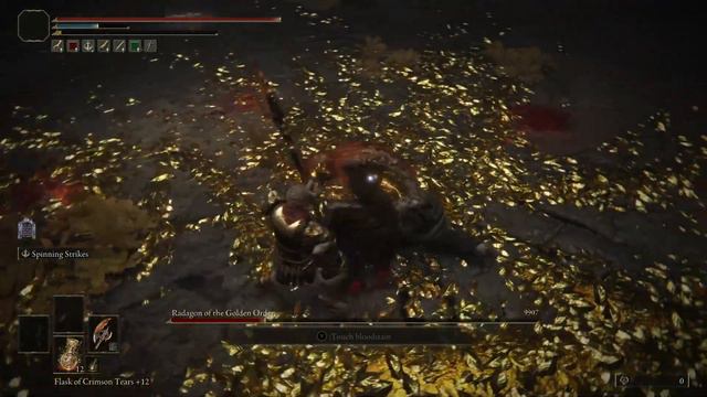 Elden Ring: Radagon AI Freeze with Spinning Strikes смотреть онлайн