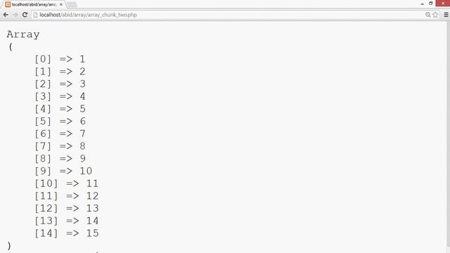 Array_Chunk : array function: php bangla video tutorial смотреть онлайн