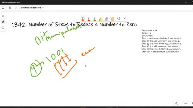 Python| Number of Steps to Reduce a Number to Zero | Bit Manipulation | Leetcode Solutions смотреть онлайн