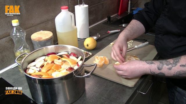 Компот из яблока, апельсина и лимона смотреть онлайн