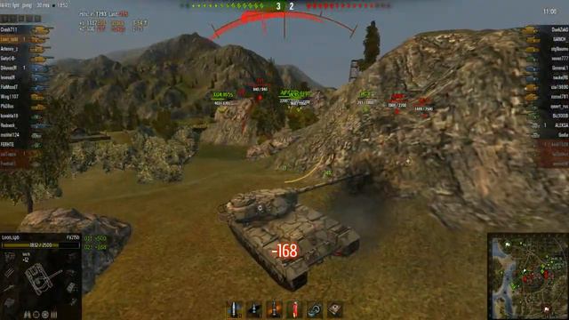 WoT- #7 -FV215b, Рудники, 08.13. Как играть если гора уже не ваша! смотреть онлайн