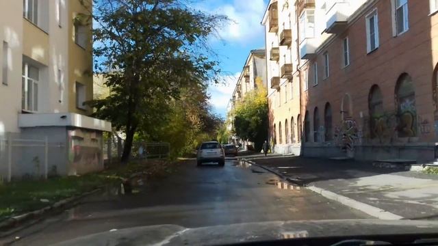 Красочная осень. Еду в школу за Алисой. смотреть онлайн
