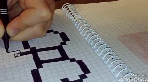 Title как нарисовать по клеточкам бантик