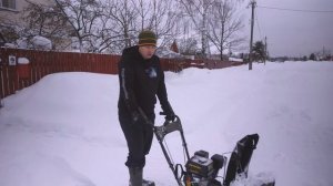 Тест снегоуборщика Champion ST553