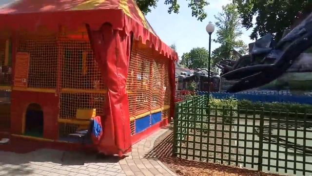Train Ride #GorkyPark  #Kharkiv  #Ukraine ПАРК ГОРЬКОГО В ХАРЬКОВЕ