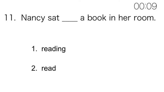 【 Present & Past Participle / Verbals 】 Level1 (Lesson9) English Grammar Test 20 questions смотреть онлайн
