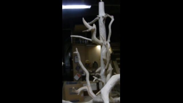 Люстра из рогов сосны. смотреть онлайн