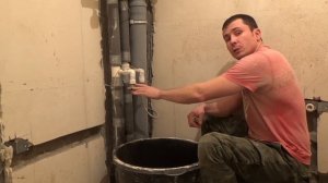 Замена шарового крана под давлением на стояке горячей воды!