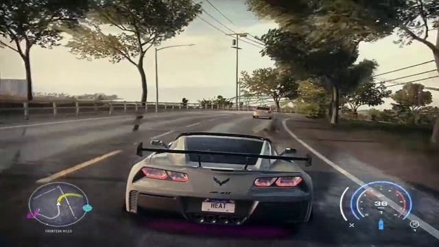 Chevrolet Corvette ZR1 2019 (NFS Heat) смотреть онлайн