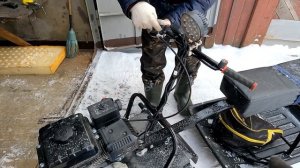 Мотобуксировщик Белка.  Моя новая сидушка. Набольшая поломка.