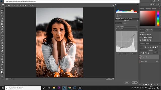 Orange and Black Photoshop | Orange and Black Color Grading [Photoshop Preset] смотреть онлайн