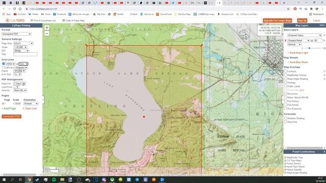 How To Make Your Own 1:25000 Printable Topo/Military Map.