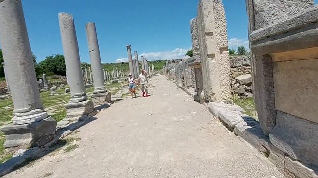 Perge Ancient City, Antalya, Turkey. Перге, Перга - руины древнего города, Анталия, Турция. May 202 смотреть онлайн