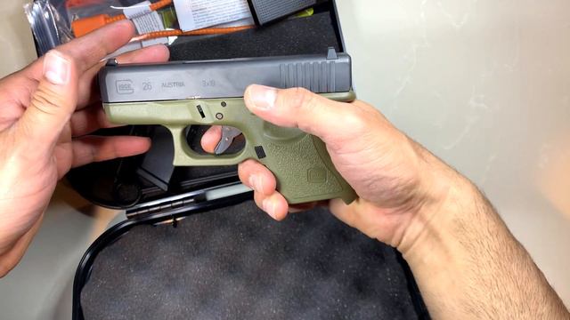 Glock 26 Gen 3 OD Green, 2021 Purchase - See What's in the Box in Under 5 Mins. - Stock Baby Glock смотреть онлайн