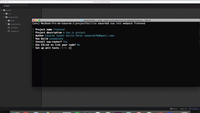 4.- Iniciar proyecto en Vue - Taller de Django REST y Vue смотреть онлайн