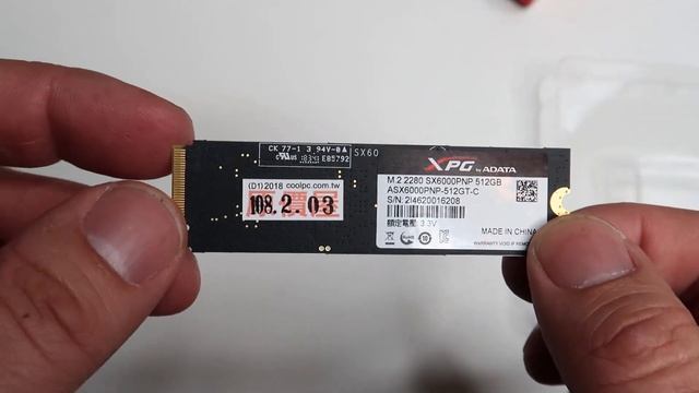 ADATA XPG SX6000 Pro 512GB M.2 2280 PCIe SSD смотреть онлайн