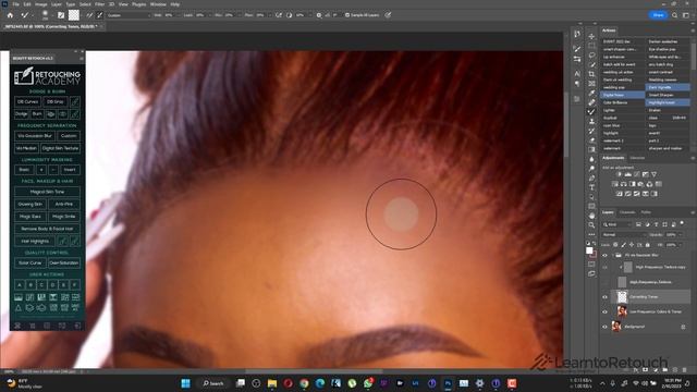 FIX FRONTAL LACE ISSUE IN PHOTOSHOP EASILY HAIR RETOUCHING смотреть онлайн