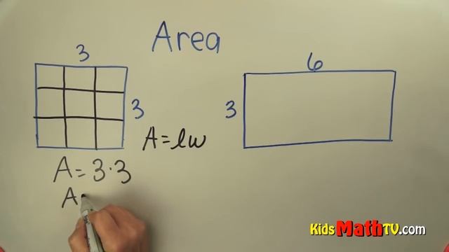 Learn how to calculate the area of a square and rectangle. Math lesson for kids смотреть онлайн