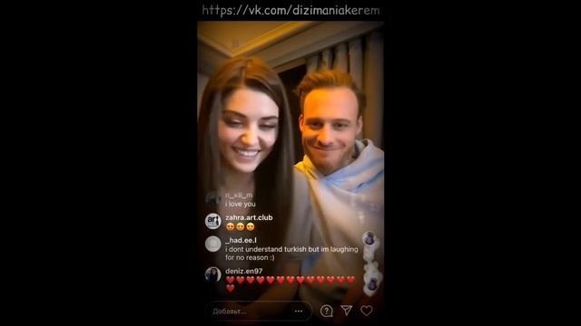 интервью и Прямой эфир Ханде Эрчел и Керем Бурсин рассказали AMANIM смотреть онлайн