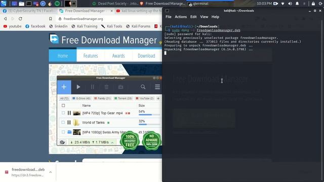 Linux free video downloader ( kali / deb ) смотреть онлайн