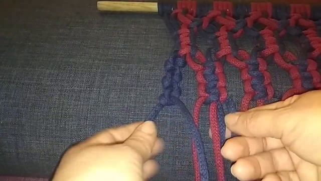 макраме для начинающих.Урок 3.Узел-змейка.Как научиться плести макраме? смотреть онлайн