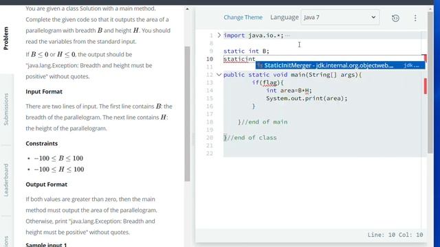 Static Initializer Block | Hackerrank Java Solutions #10 смотреть онлайн