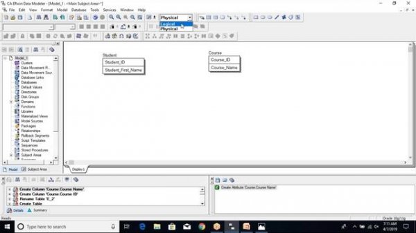 Data Modeling with Erwin - Index