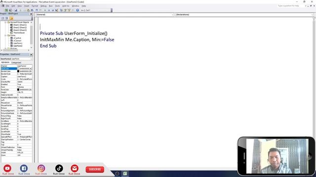 Pengenalan Event Layout pada Useform VBA Excel смотреть онлайн