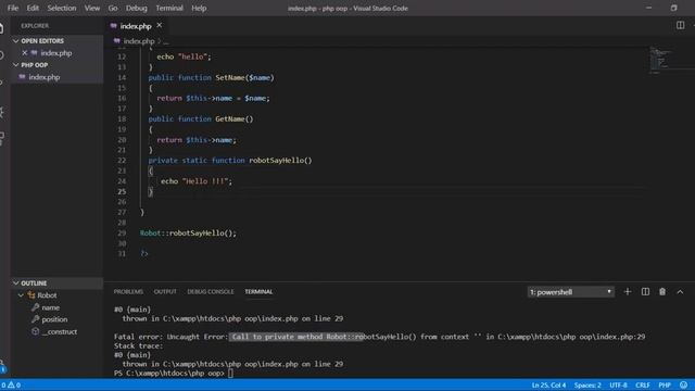 دورة PHP OOP : الـ Static смотреть онлайн