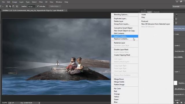 Photoshop Manipulation Tutorial - Children Stranded смотреть онлайн