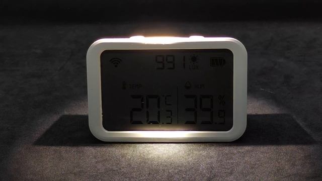 Zigbee датчик температуры влажности и освещенности с LCD экраном LCZ030, интеграция в Home Assistan смотреть онлайн