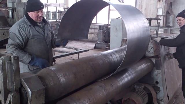 Вальцовка листа на вальцах. смотреть онлайн