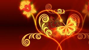 Заставка узоры хохлома, скачать бесплатно HD для видеомонтажа