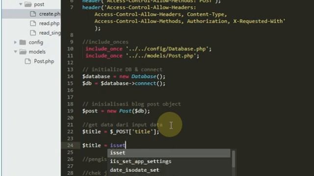 FITUR CREATE (create.php) - REST Server (API) dengan PHP | Praktikum UAS смотреть онлайн