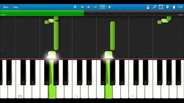 Undertale - Your best friend (Flowey's theme) SYNTHESIA PIANO TUTORIAL смотреть онлайн