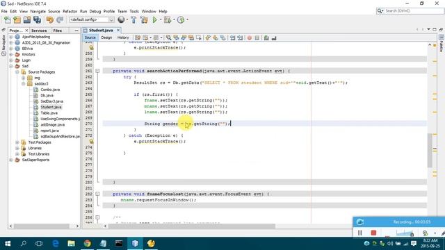 java Tutorial, Java code For Search Button Netbeans Mysql,Navicat смотреть онлайн