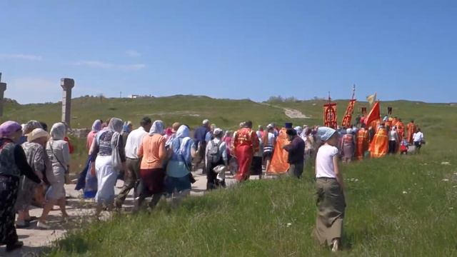 Крестный ход в Катерлезский монастырь смотреть онлайн