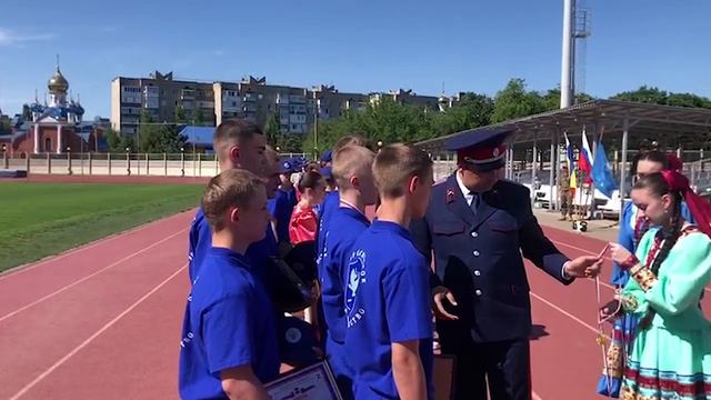 Войсковой этап Всероссийского слета казачьей молодежи "Готов к труду и обороне" 21-22 мая в г. Азов смотреть онлайн