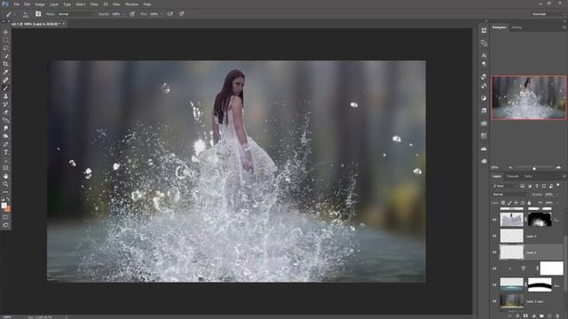 Water queen photo manipulation | photoshop tutorial cc смотреть онлайн