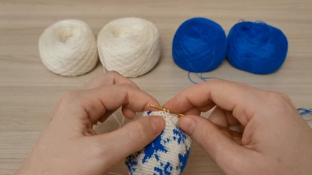 Пасхальное яйцо крючком, мастер-класс, часть 3 смотреть онлайн