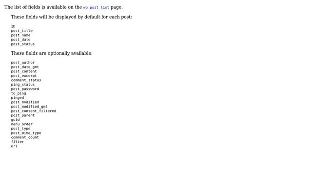 Wordpress: WP CLI allowed fields? (2 Solutions!!) смотреть онлайн