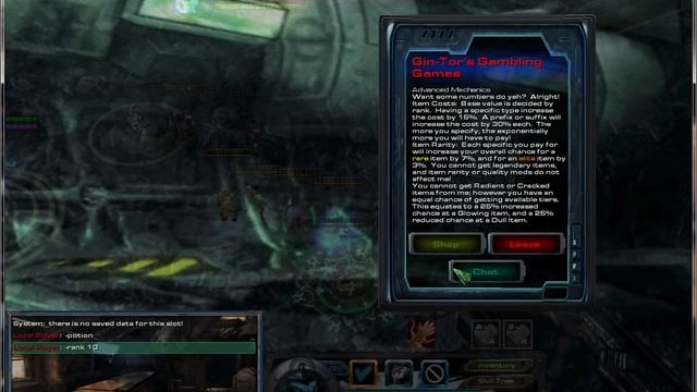 Dungeon Runners RPG (SC2) Interface смотреть онлайн
