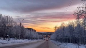 АПАТИТЫ НА ЗАКАТЕ | ПОЕЗДКА ПО ГОРОДУ | МУРМАНСКАЯ ОБЛАСТЬ КОЛЬСКИЙ ПОЛУОСТРОВ | ХИБИНЫ
