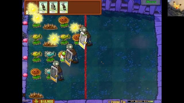 Plants Vs. Zombies GOTY Edition: Minigame: Eat the plantssssssssss смотреть онлайн