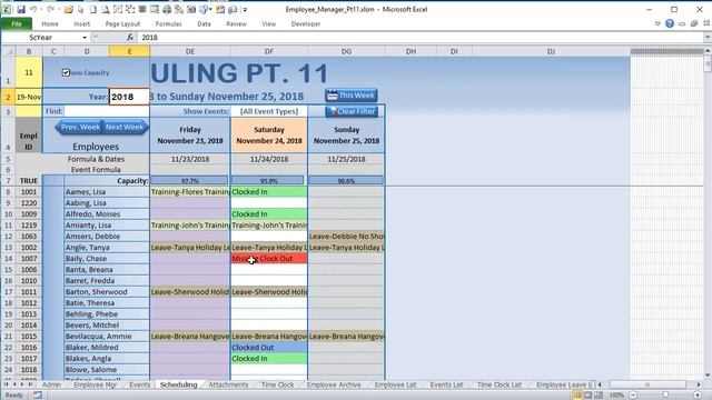 How To Create An ID Card With Bar Codes In Excel [Employee Manager Pt. 11] смотреть онлайн