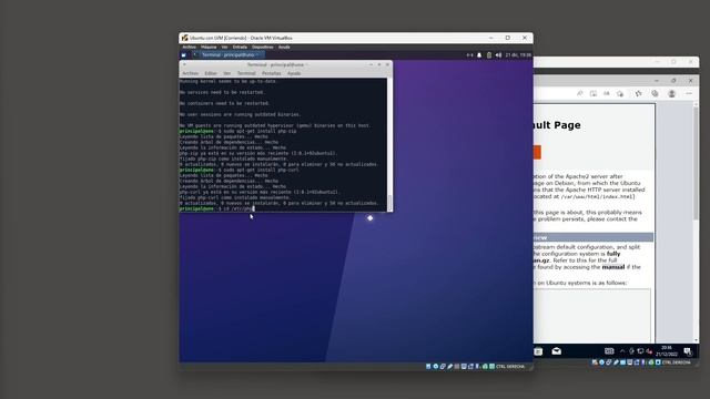 Ubuntu Server - Instalación de Apache, PHP y MariaDB смотреть онлайн