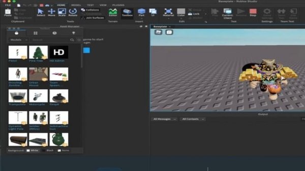 КАК ЗАСПАВНИТЬ СВОЮ МОДЕЛЬ В ROBLOX STUDIO, HOW TO SPAWN YOUR'S MODEL IN ROBLOX STUIDO