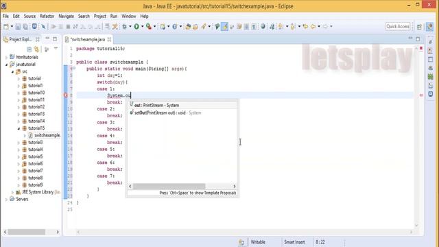 Video #15 - Java Tutorial - Switch Statement #JAVA смотреть онлайн